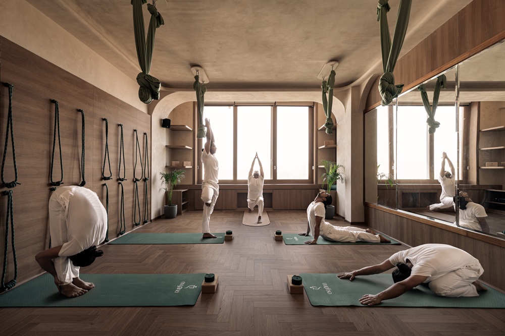Yoga session