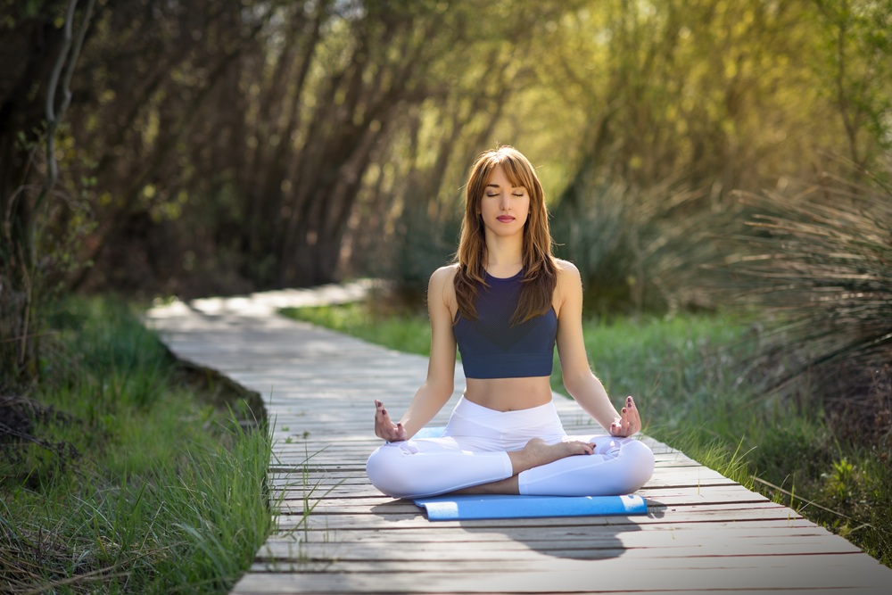 Yoga session